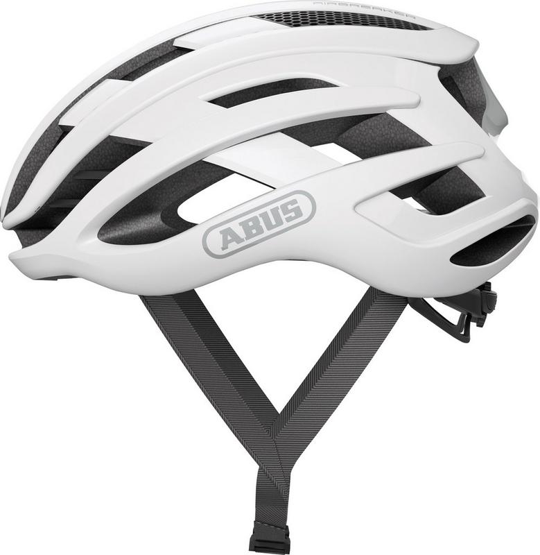 Halfords Abus Airbreaker Road Helmet, Polar White, Matt M | Extra 8% off for BC Members