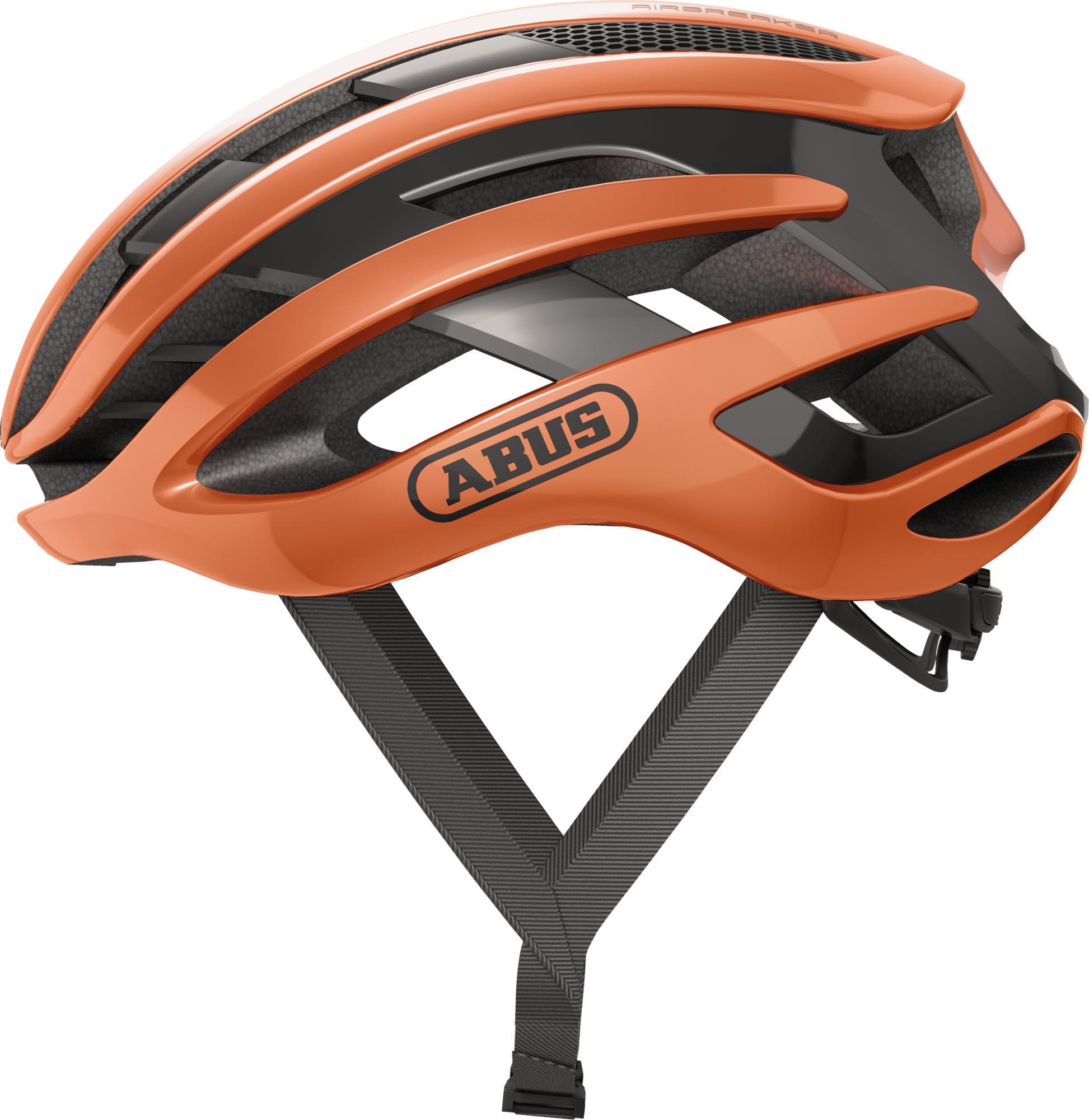 ABUS Airbreaker Road Helmet, Gold, Fish Orange, L