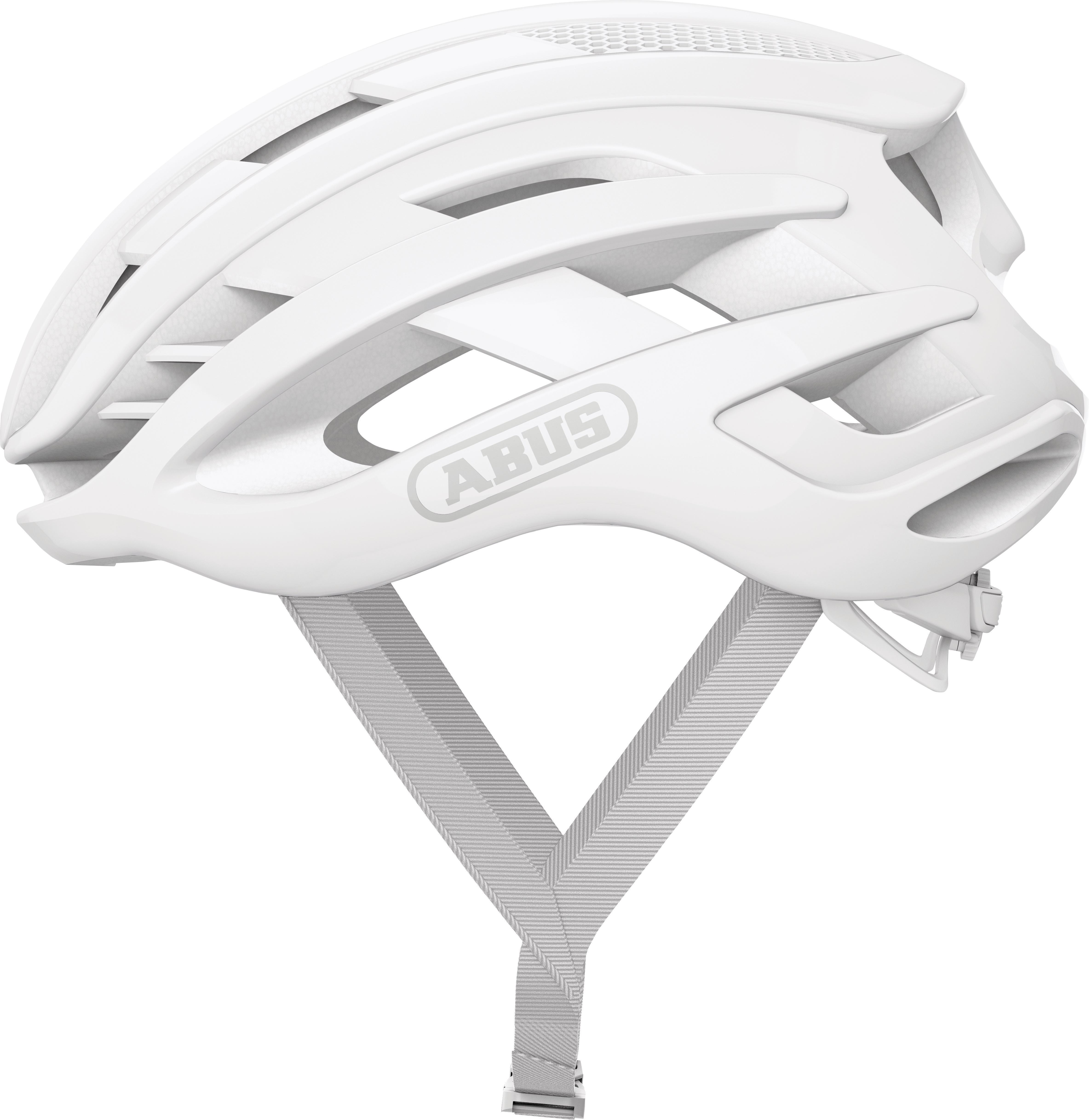 Halfords Abus ABUS Airbreaker Road Helmet, Pure White, L | Extra 8% off for BC Members