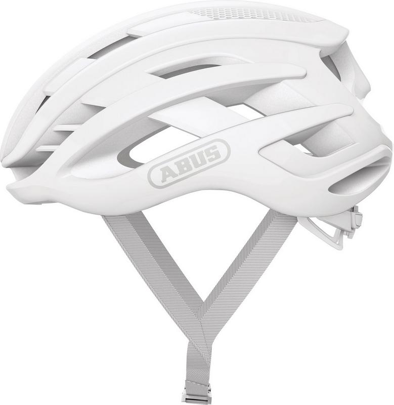 Halfords Abus Airbreaker Road Helmet, Pure White, L | Extra 8% off for BC Members