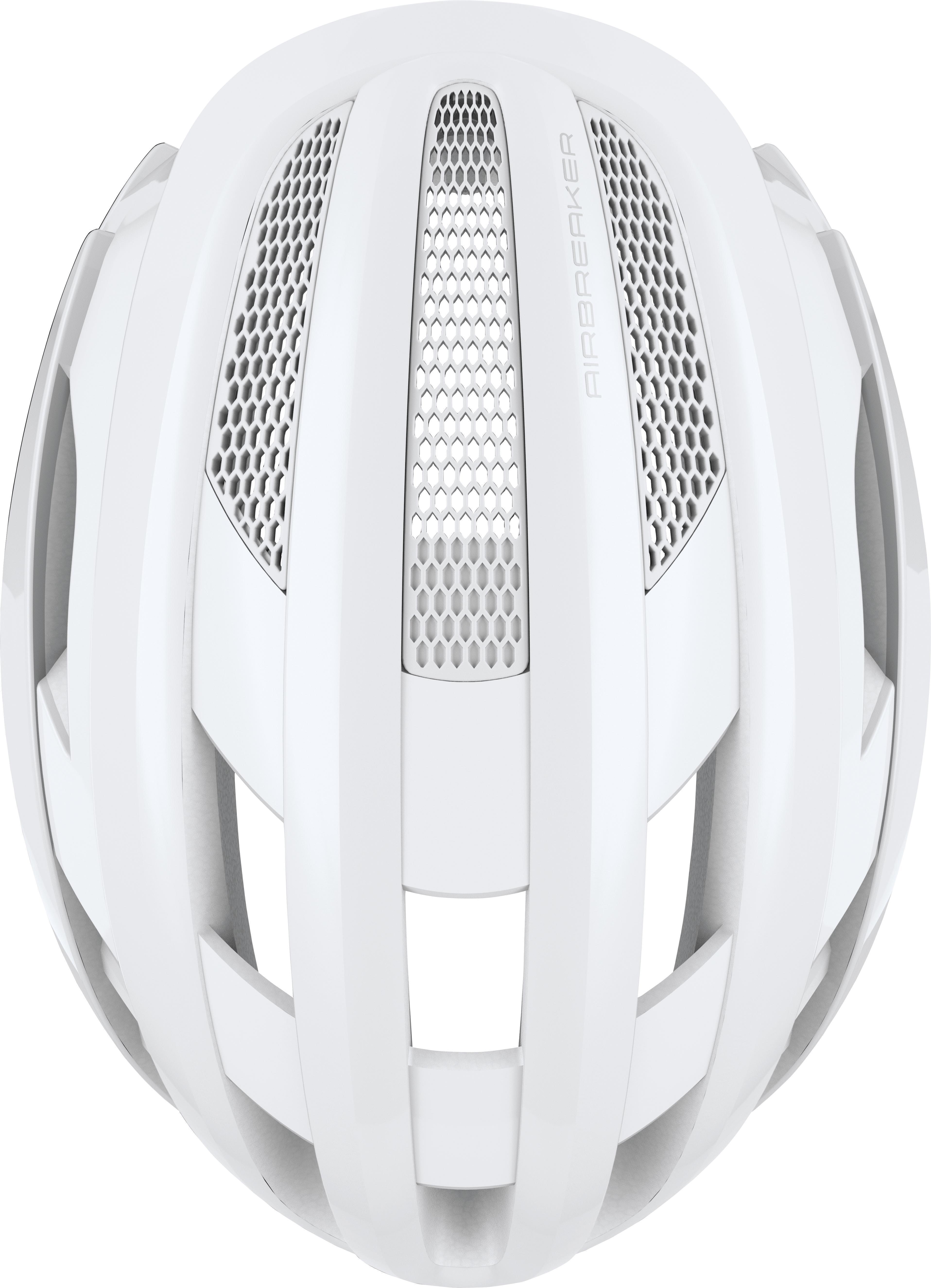 ABUS Airbreaker Road Helmet, Pure White, M | Halfords UK
