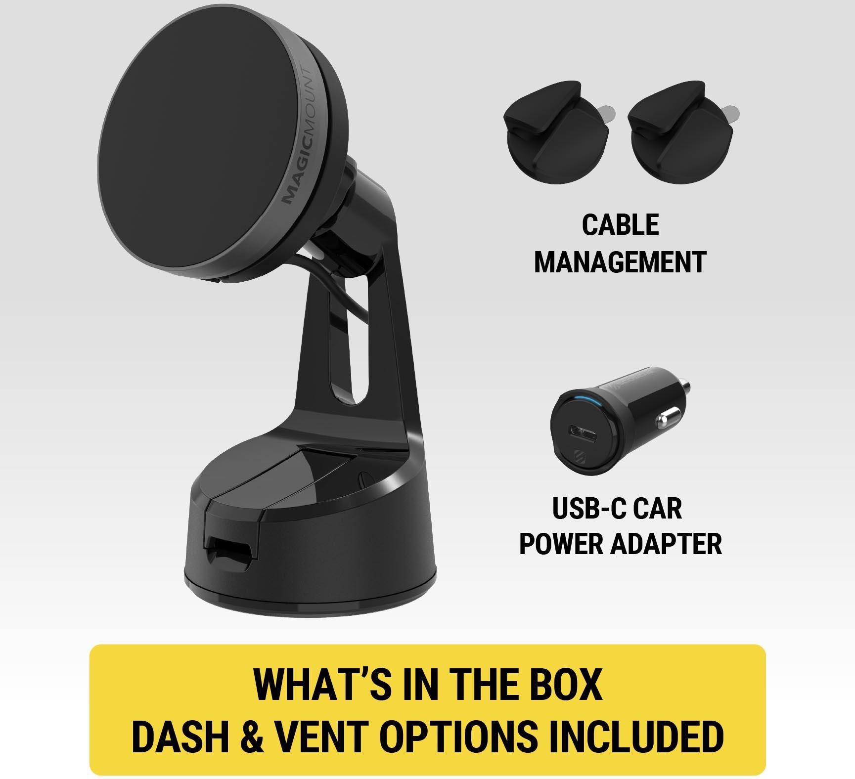 Scosche Magicmount Elite Qi2 Dash/Window