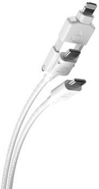 Scosche USB-C to USB-C/Lightning cable