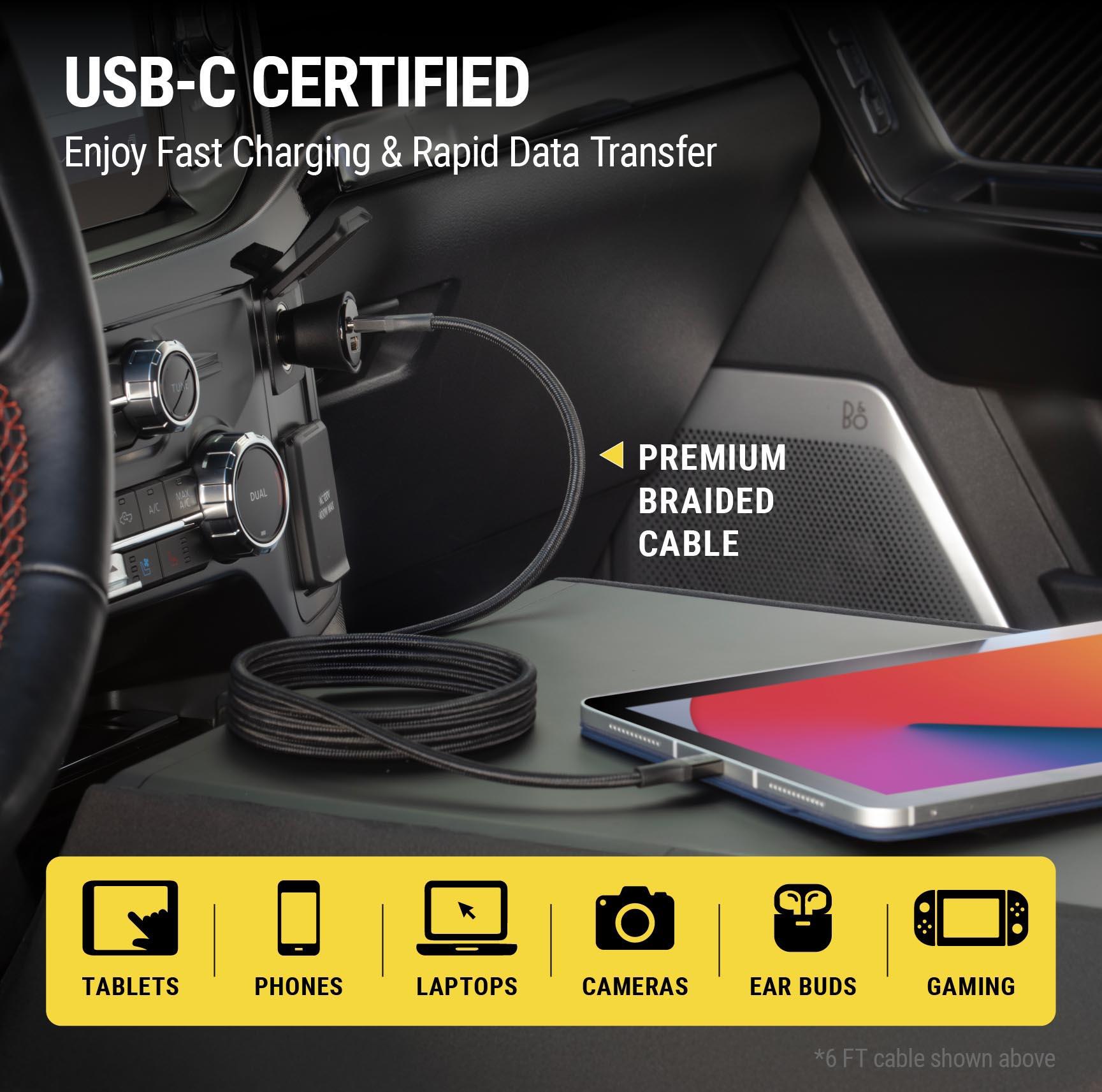 Scosche Magnetic 3ft USB-C /USB -C