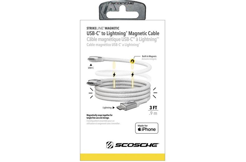 Scosche Magnetic 3ft USB-C Lightning Scosche Magnetic 3ft USB-C Lightning