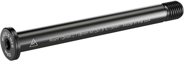 Halfords Wheels Manufacturing 12mm Front Thru Axle 118mm, M12x1.5x12mm | Extra 8% off for BC Members