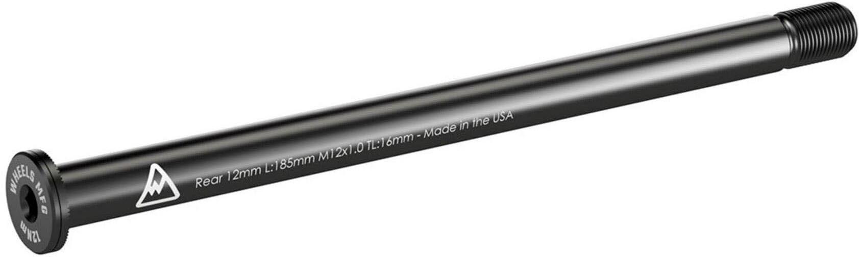 Halfords Wheels Manufacturing 12mm Rear Thru Axle - Flat Washer 185mm, M12x1.0x16mm | Pricematch, Extra 8% off for BC Members, Free Bike Health Check, Cycle2Work Scheme & 0% APR Finance.