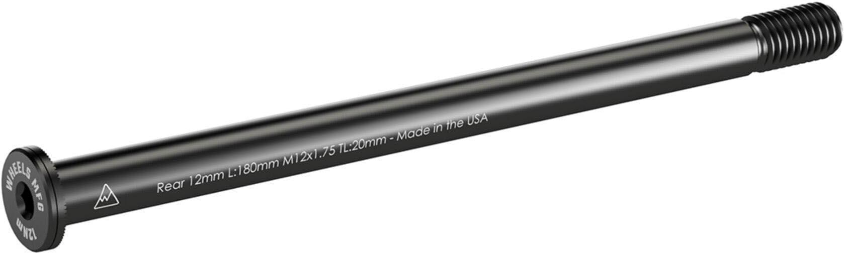 Halfords Wheels Manufacturing 12mm Rear Thru Axle - Flat Washer 180mm, M12x1.75x20mm | Pricematch, Extra 8% off for BC Members, Free Bike Health Check, Cycle2Work Scheme & 0% APR Finance.