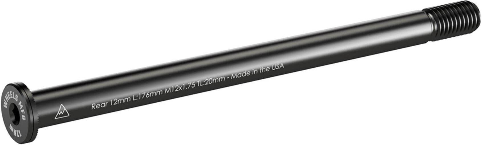 Halfords Wheels Manufacturing 12mm Rear Thru Axle - Flat Washer 176mm, M12x1.75x20mm | Pricematch, Extra 8% off for BC Members, Free Bike Health Check, Cycle2Work Scheme & 0% APR Finance.