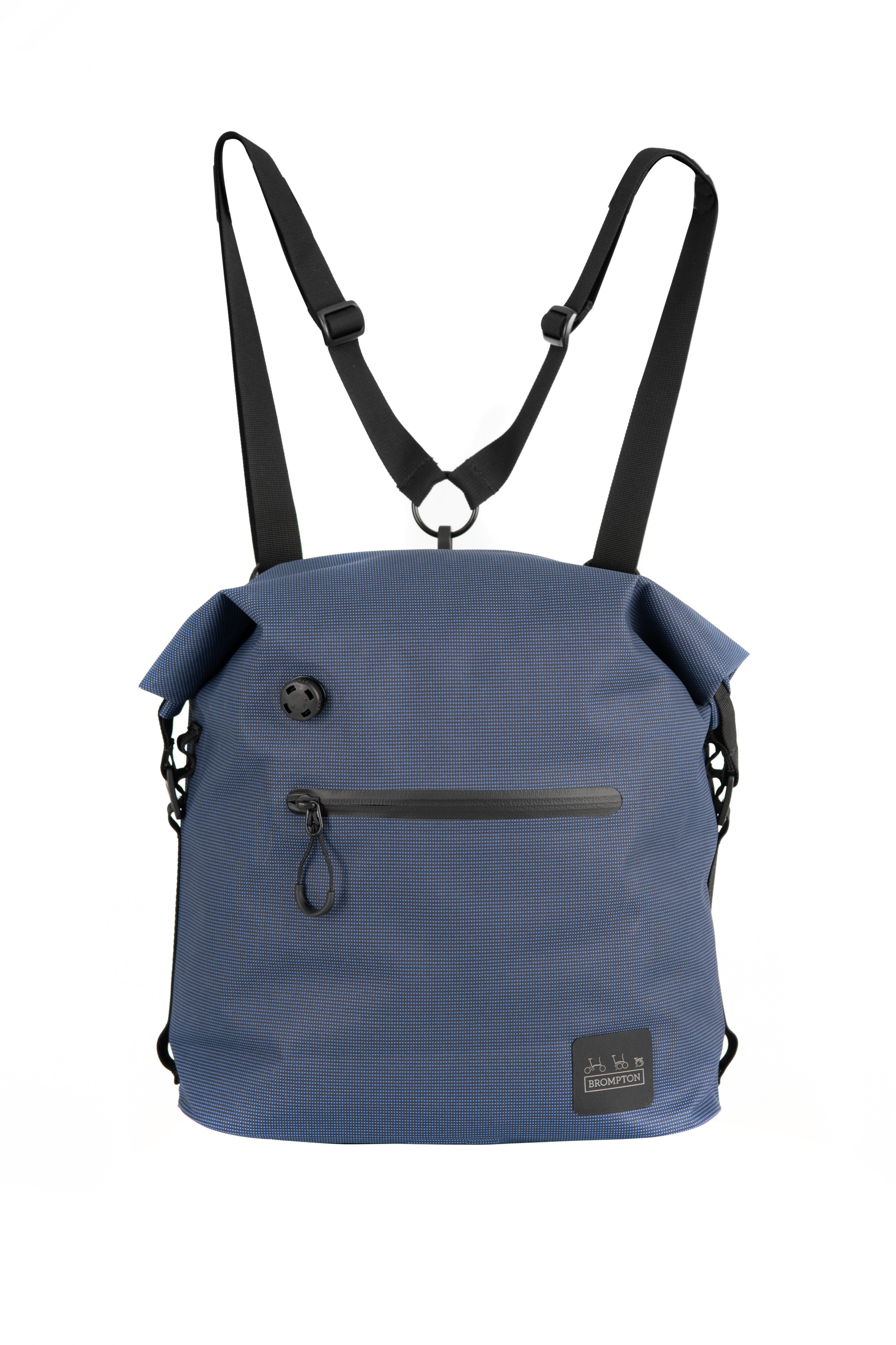 Brompton Borough Waterproof Roll Top 9 Litres - Navy