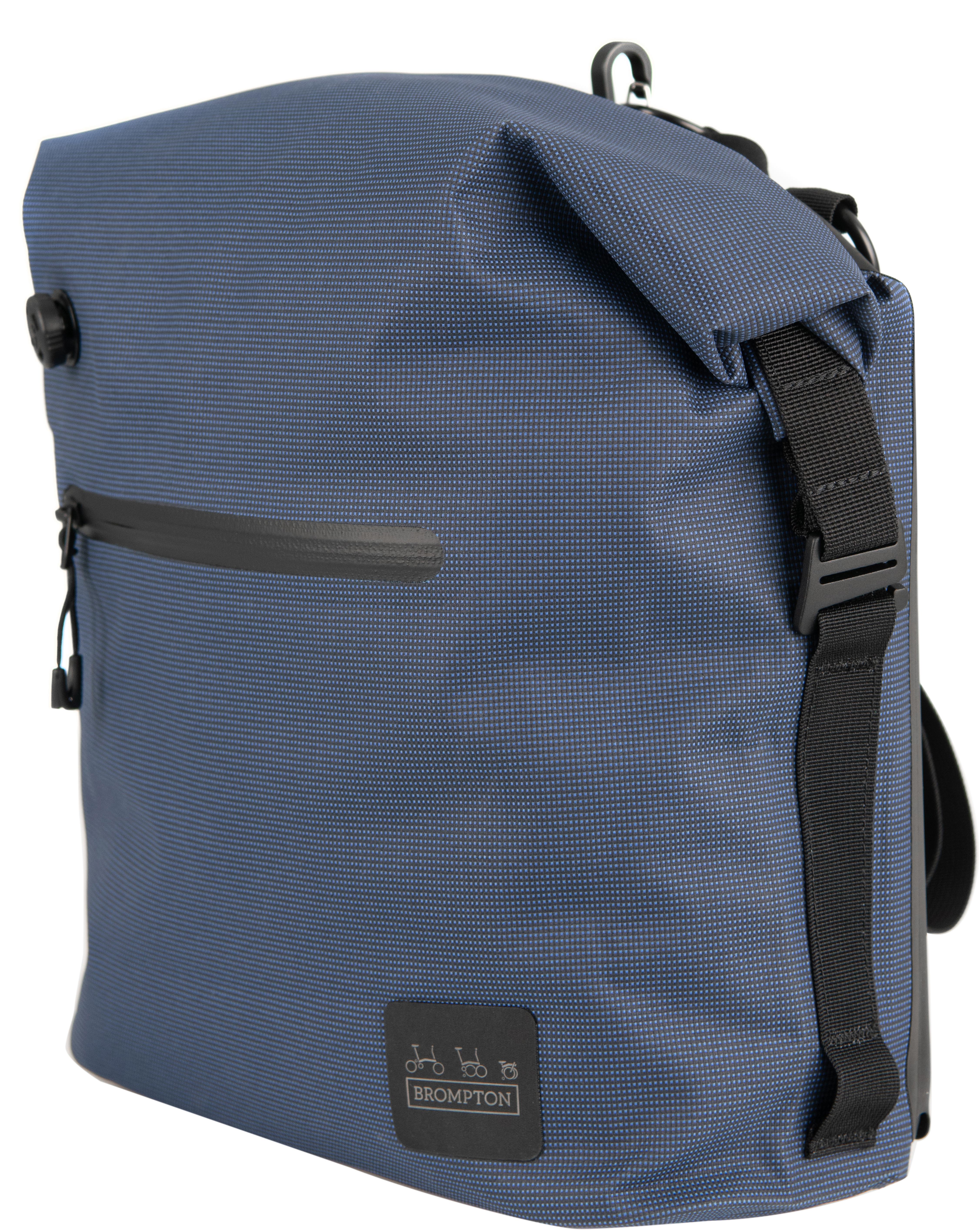 Brompton Borough Waterproof Roll Top 9 Litres - Navy
