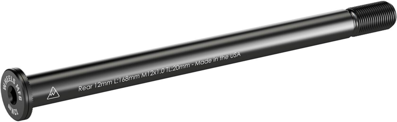 Halfords Wheels Manufacturing 12mm Rear Thru Axle - Flat Washer 168mm, M12x1.0x20mm | Pricematch, Extra 8% off for BC Members, Free Bike Health Check, Cycle2Work Scheme & 0% APR Finance.