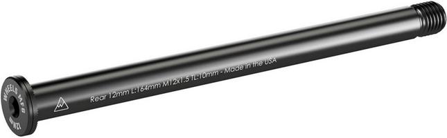 Halfords Wheels Manufacturing 12mm Rear Thru Axle - Flat Washer 164mm, M12x1.5x10mm | Extra 8% off for BC Members