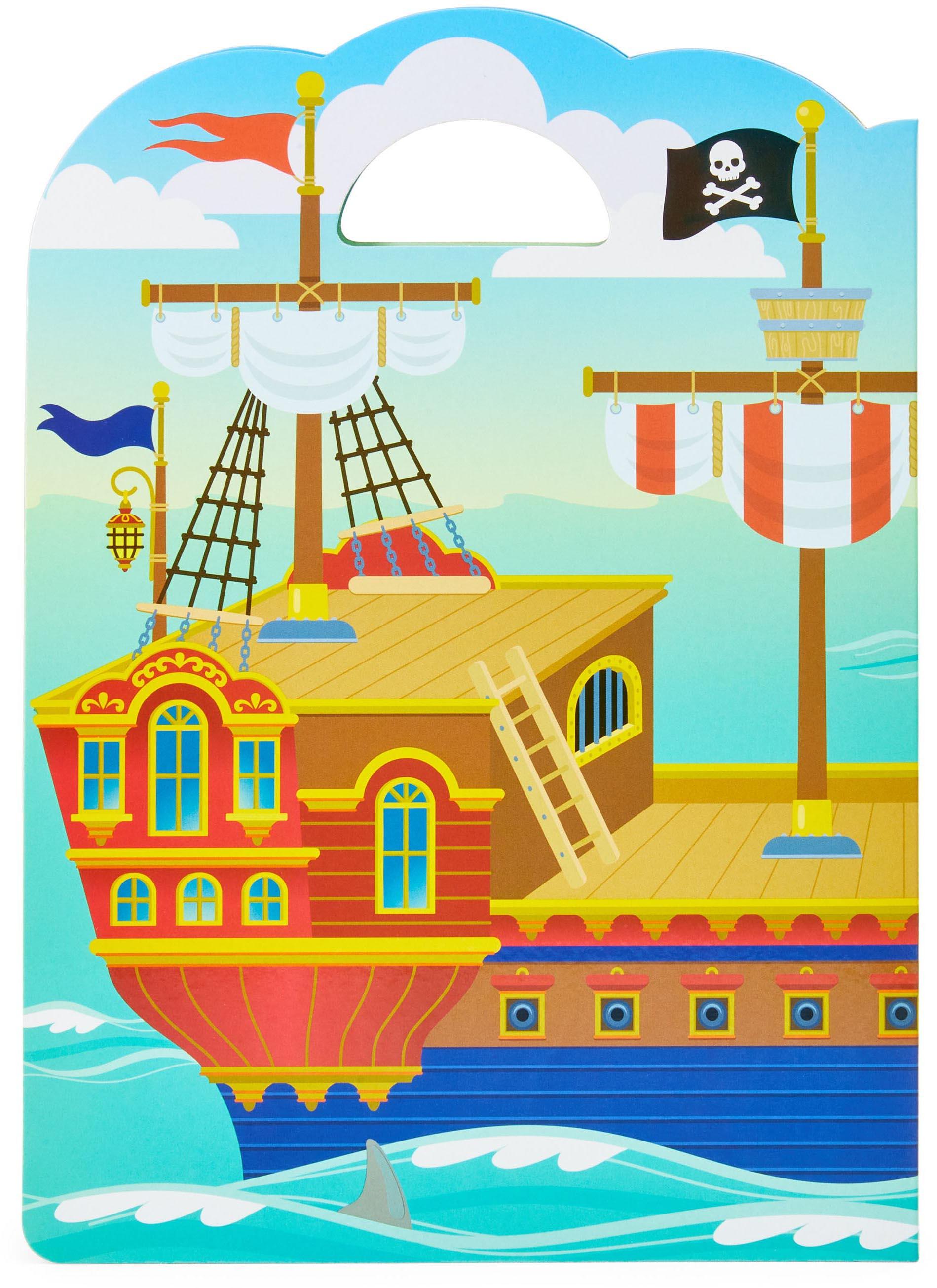 Melissa & Doug Reusable Puffy Stickers - Pirate