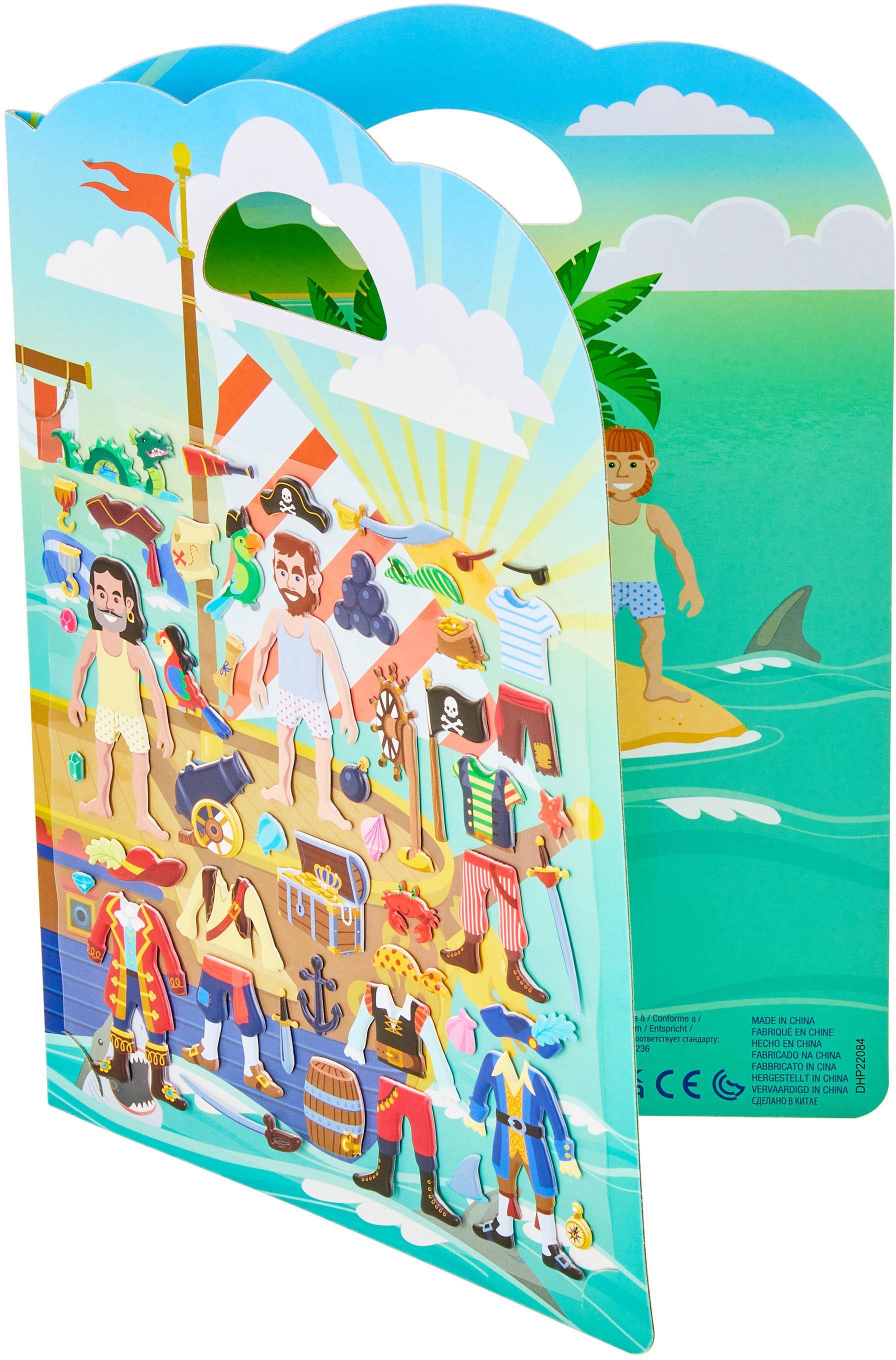 Melissa & Doug Reusable Puffy Stickers - Pirate