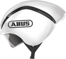 Halfords Abus Gamechanger Tt Shiny White, L | Extra 8% off for BC Members