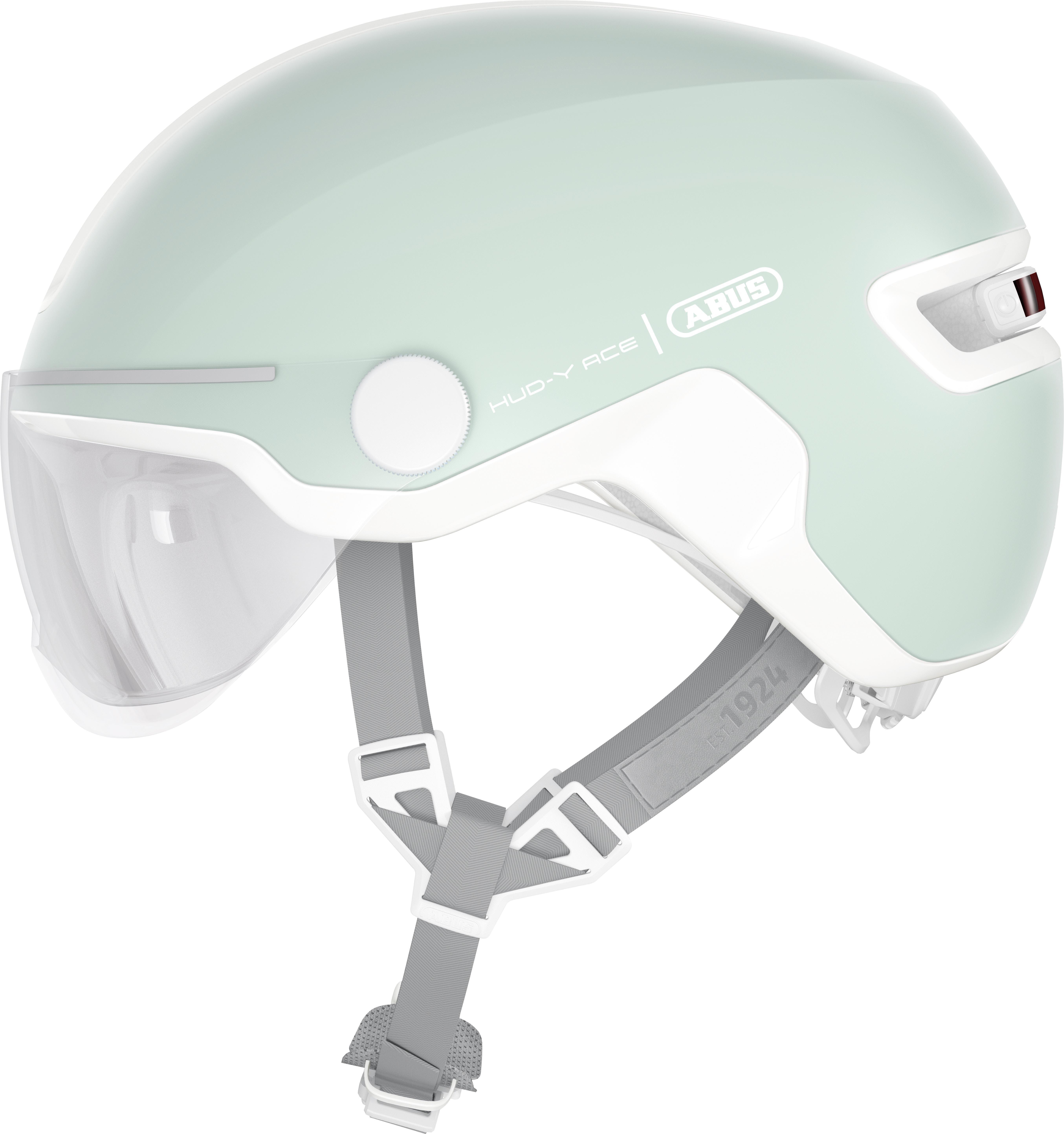 Halfords Abus ABUS HUD-Y Ace City Helmet, Pure Mint, L | Extra 8% off for BC Members