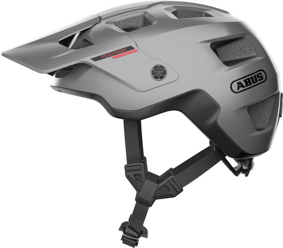 Halfords Abus Modrop Mtb Helmet, Ti Silver, M | Extra 8% off for BC Members