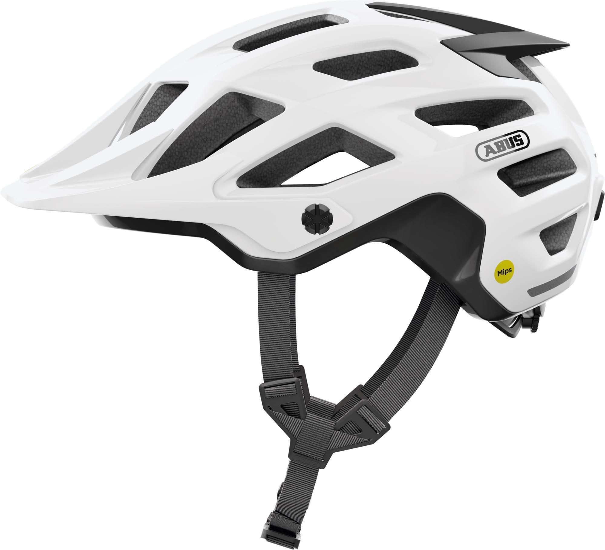 Halfords Abus ABUS Moventor 2.0 MTB Helmet, MIPS, Shiny White, L | Extra 8% off for BC Members