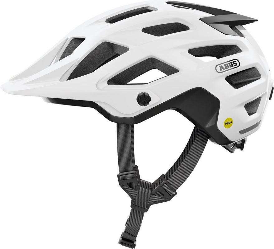 Halfords Abus Moventor 2.0 Mtb Helmet, Mips, Shiny White, L | Extra 8% off for BC Members
