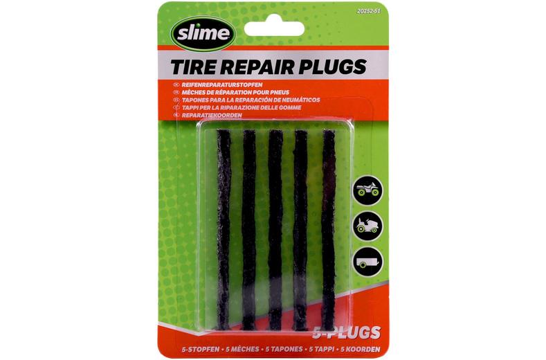 Slime Tyre Repair Plugs, 5-pack refill Slime Tyre Repair Plugs, 5-pack refill