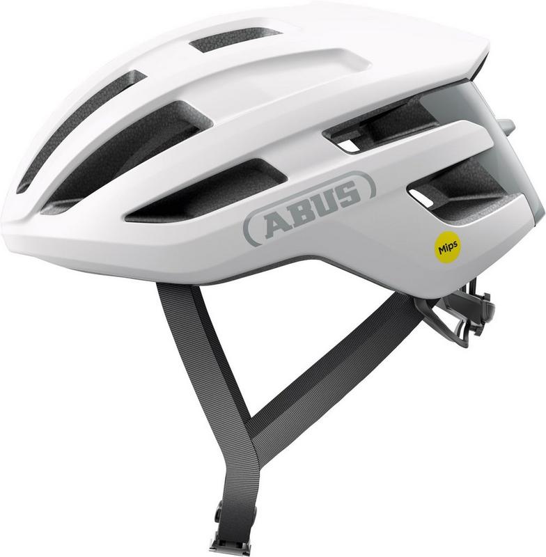 Halfords Abus Powerdome Road Helmet, Mips, Polar White, M | Extra 8% off for BC Members