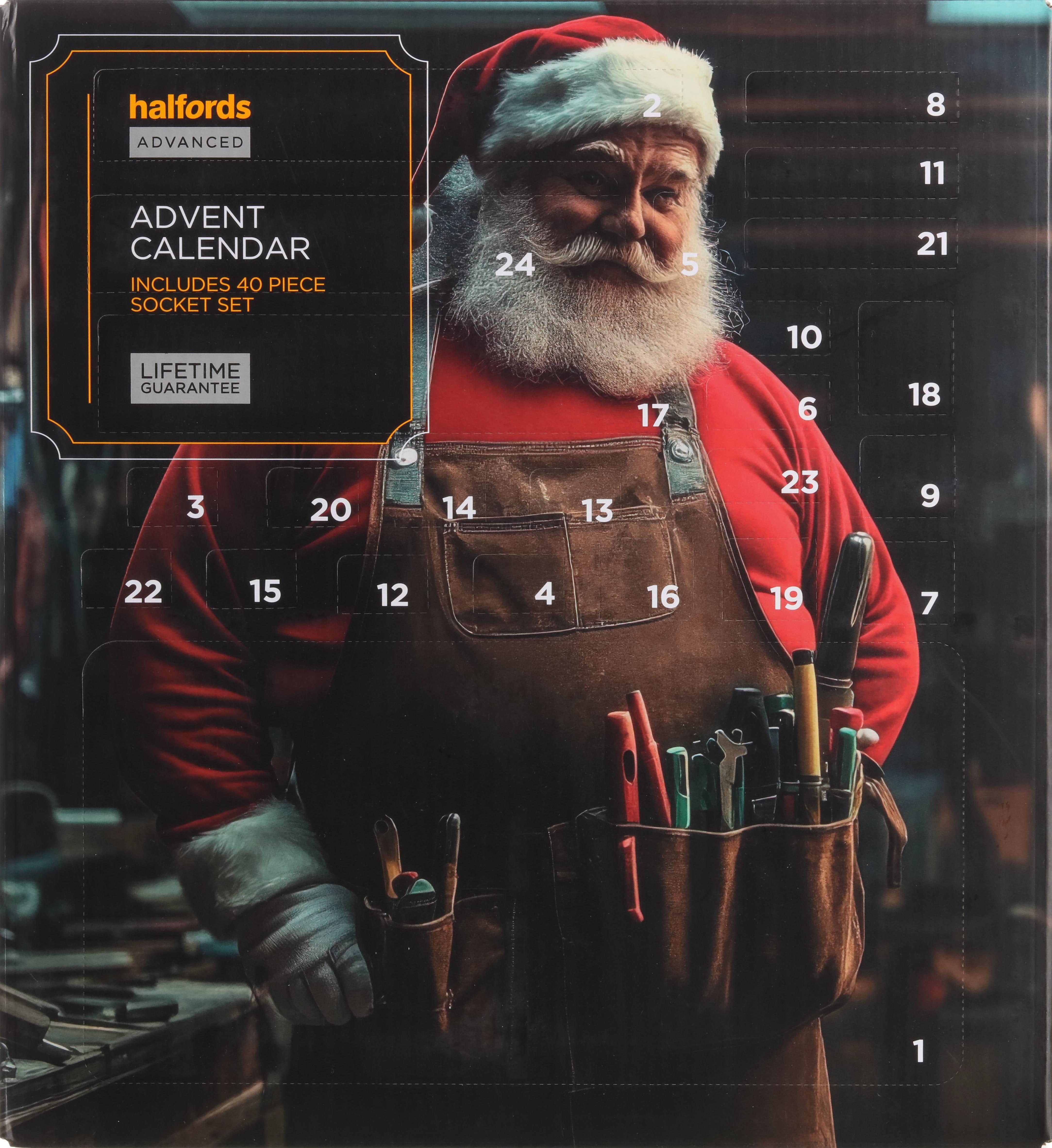 Halfords Advanced 40pc Advent Calendar 2025 Halfords UK