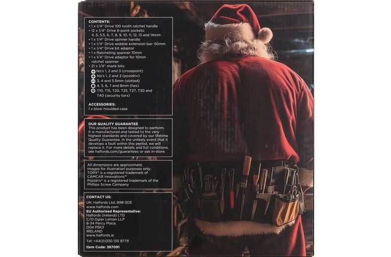 Halfords Advanced 40 Piece Socket Set Advent Calendar 2025 Halfords Advanced 40 Piece Socket Set Advent Calendar 2025