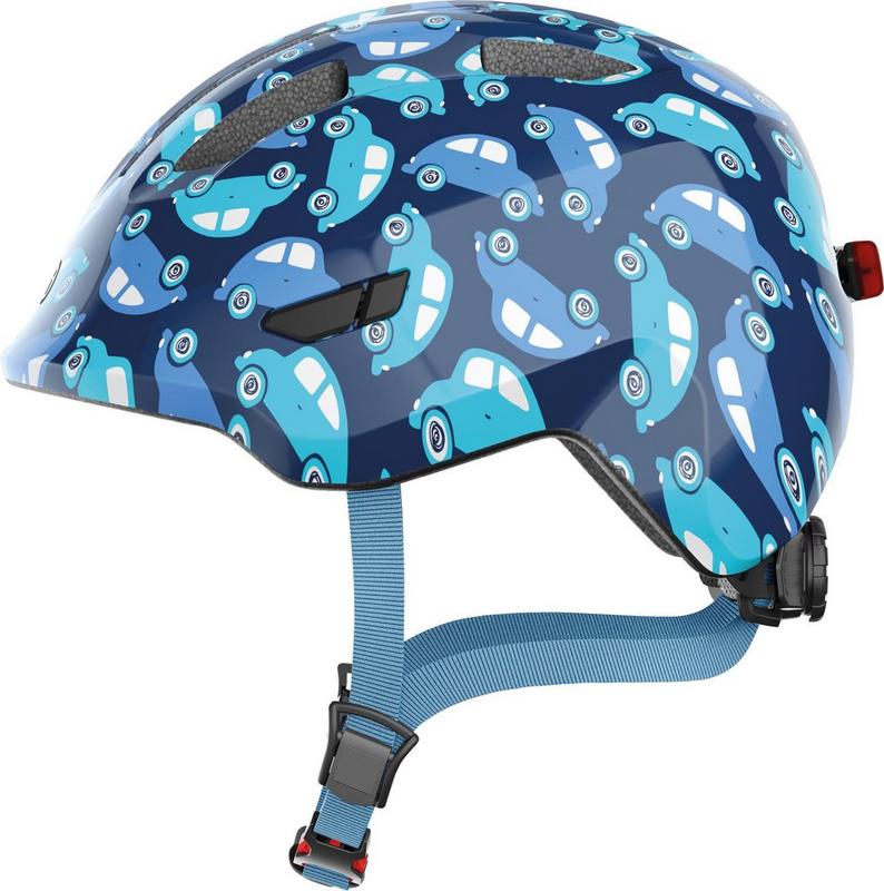 Halfords Abus Smiley 3.0 Led Children's Helmet Blue, Car M | Extra 8% off for BC Members