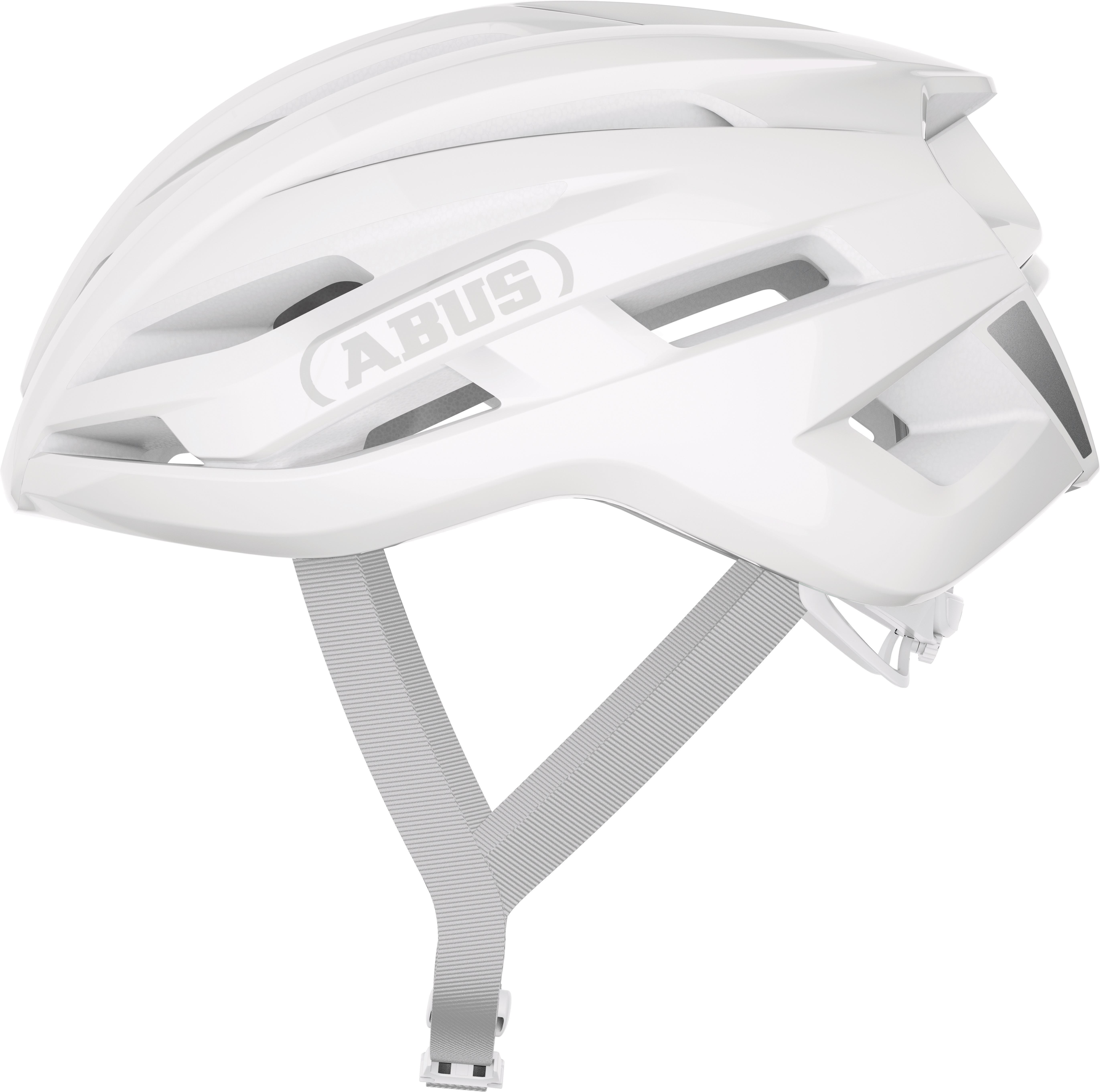 Halfords Abus ABUS Stormchaser ACE Road Helmet, Pure White, L | Extra 8% off for BC Members