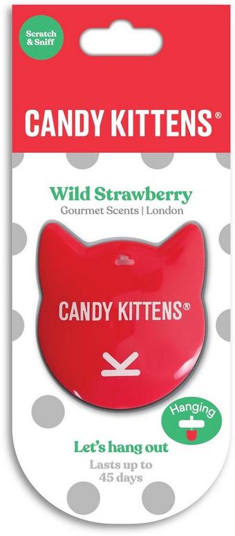 Candy Kittens 3D Air Freshener - Wild Strawberry