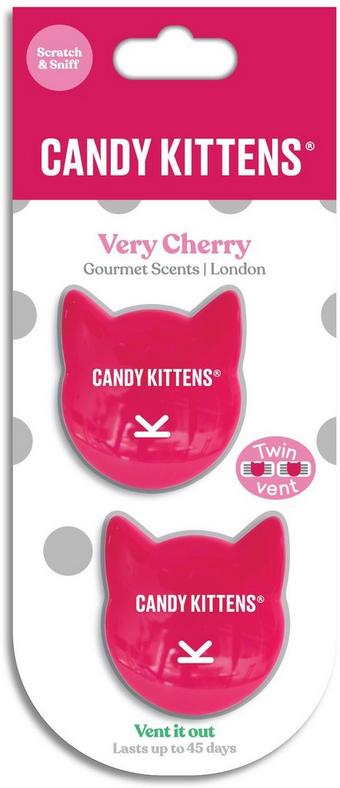 Candy Kittens Vent Air Freshener - Very Cherry