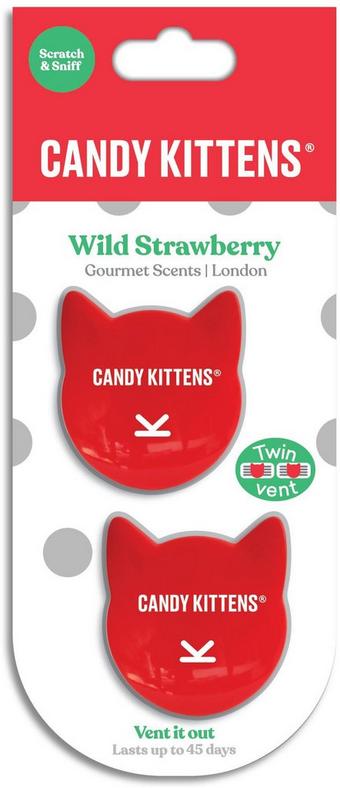 Candy Kittens Vent Air Freshener - Wild Strawberry