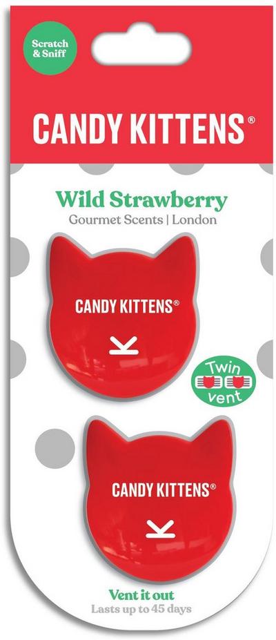 Candy Kittens Vent Air Freshener - Wild Strawberry Candy Kittens Vent Air Freshener - Wild Strawberry