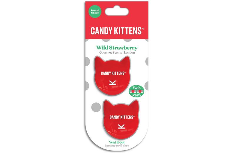 Candy Kittens Vent Air Freshener - Wild Strawberry Candy Kittens Vent Air Freshener - Wild Strawberry