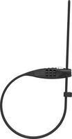 Halfords ABUS Combiflex TravelGuard, Black | Extra 8% off for BC Members