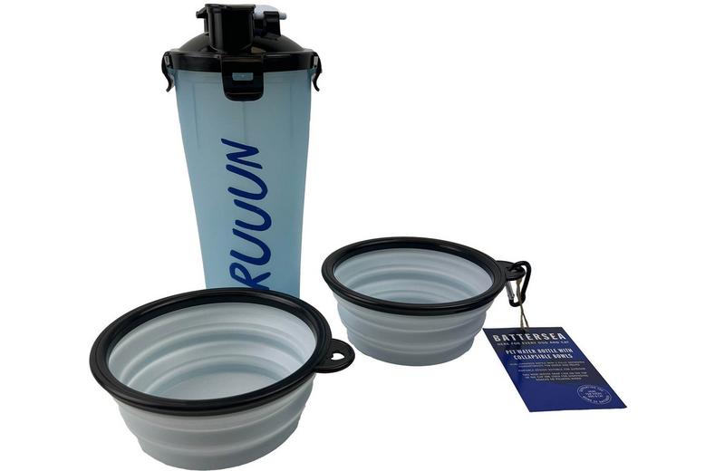 Pet Water Bottle With Collapsible Bowls Pet Water Bottle With Collapsible Bowls