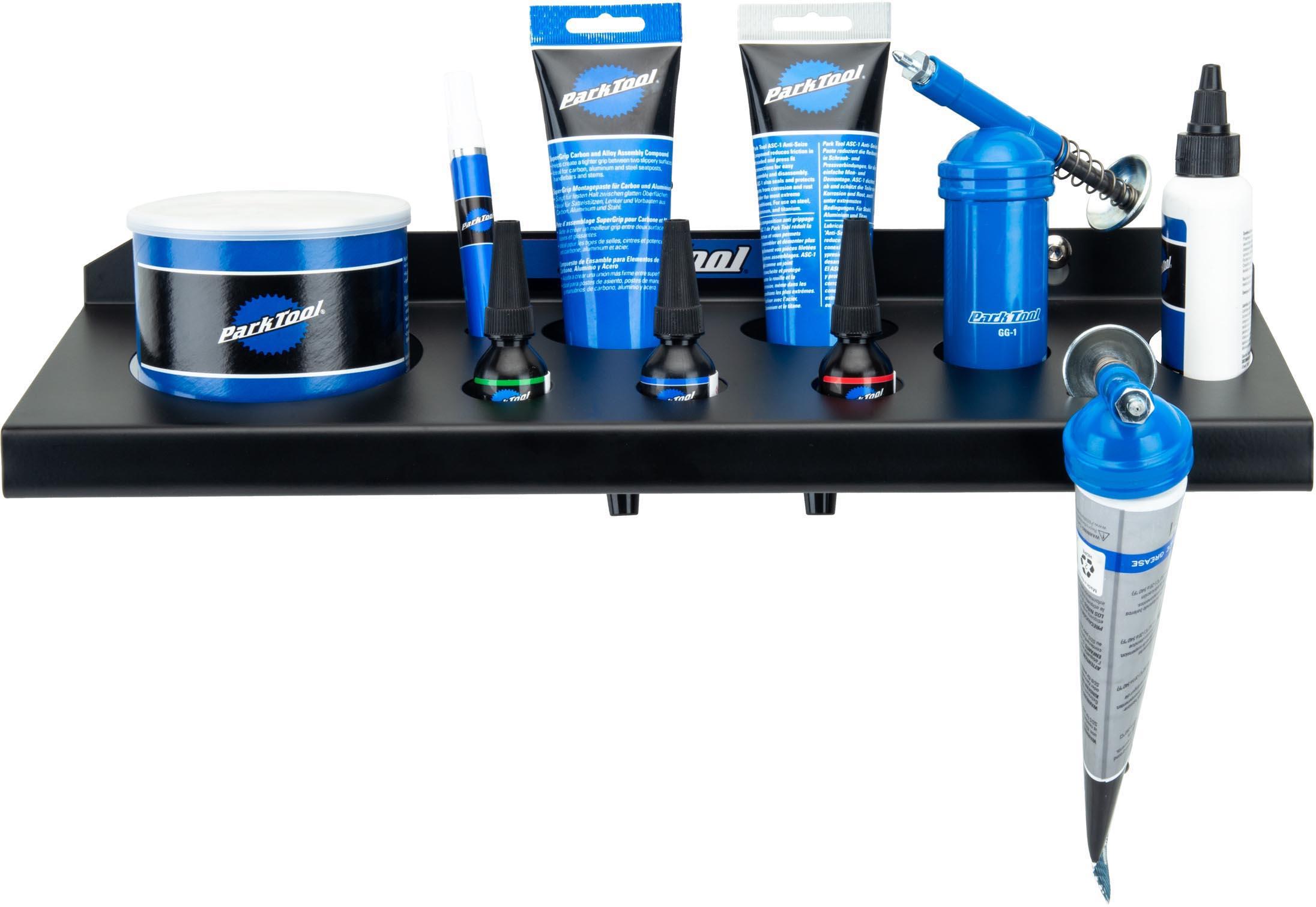 Park Tool JH-2 Wall-Mounted Lubricant & Compound Organizer