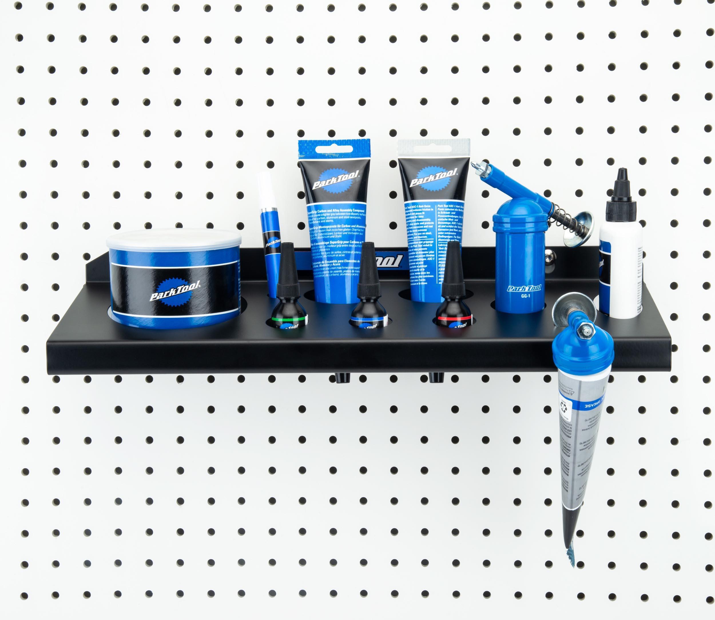 Park Tool JH-2 Wall-Mounted Lubricant & Compound Organizer