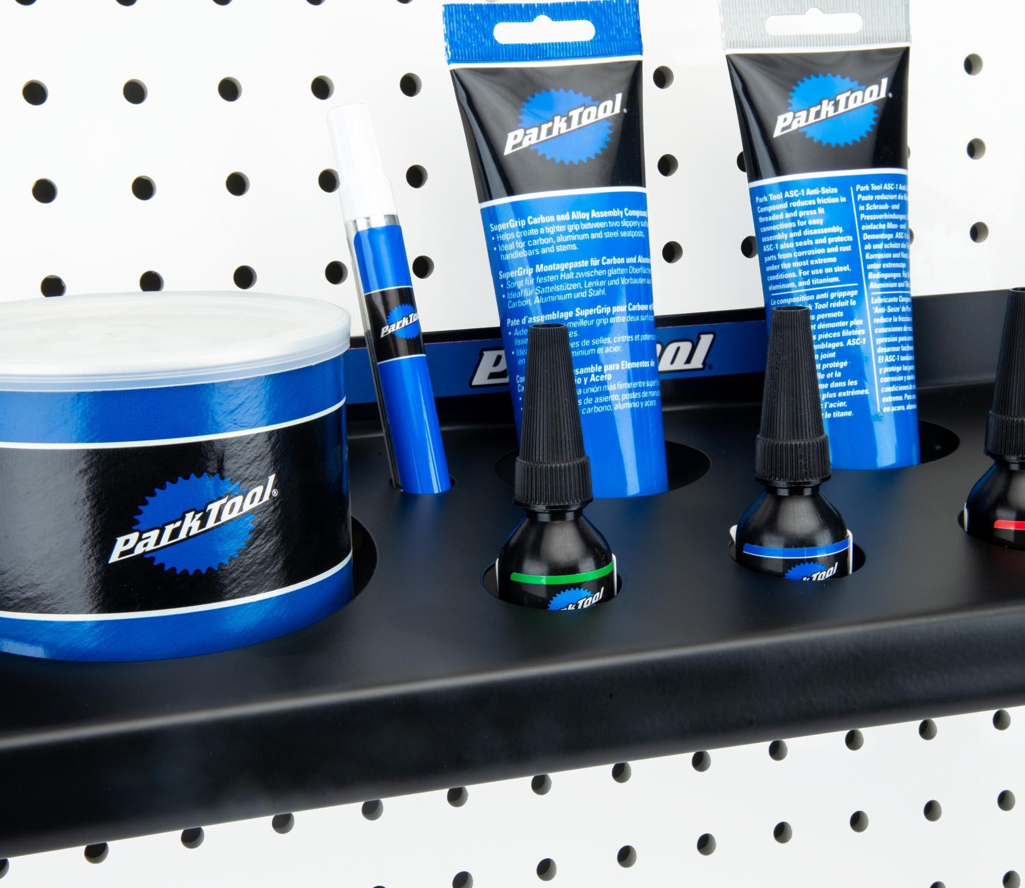Park Tool JH-2 Wall-Mounted Lubricant & Compound Organizer