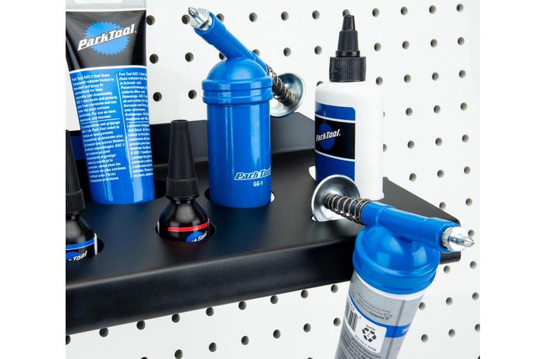Park Tool JH-2 Wall-Mounted Lubricant & Compound Organizer Park Tool JH-2 Wall-Mounted Lubricant & Compound Organizer