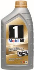 Mobil 1 Fully Synthetic 0W40 Engine Oil 1L