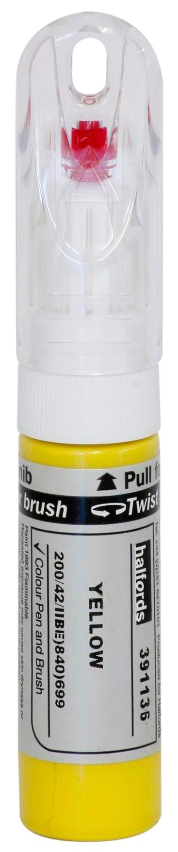 Halfords Yellow Scratch & Chip Repair Pen Halfords UK