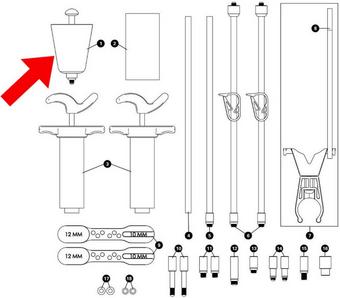 Park Tool 2583A Bleed Funnel For BKM-1 Hydraulic Bleed Kit