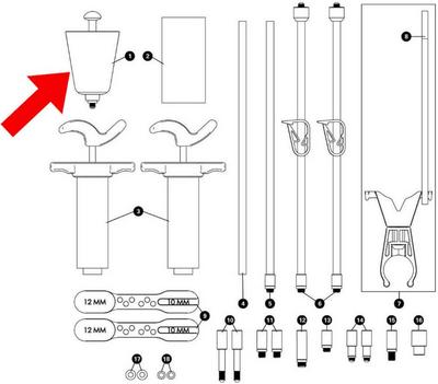 Park Tool 2583A Bleed Funnel For BKM-1 Hydraulic Bleed Kit Park Tool 2583A Bleed Funnel For BKM-1 Hydraulic Bleed Kit