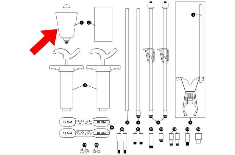 Park Tool 2583A Bleed Funnel For BKM-1 Hydraulic Bleed Kit Park Tool 2583A Bleed Funnel For BKM-1 Hydraulic Bleed Kit