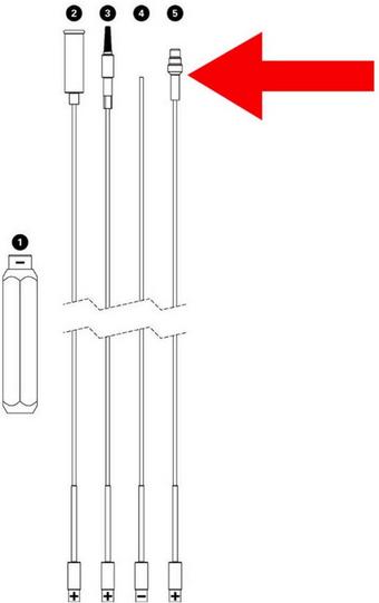 Park Tool 348 IR-1.2 Replacement Cable With Di2 Adapter