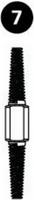Halfords Park Tool 352 Ir-1.3 Double Threaded Barb | Extra 8% off for BC Members