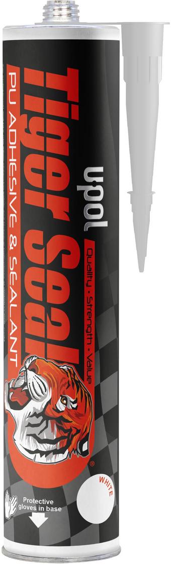TIGERSEAL ADHSEALANT WHITE 310ML CTRD WITH GLOVES 