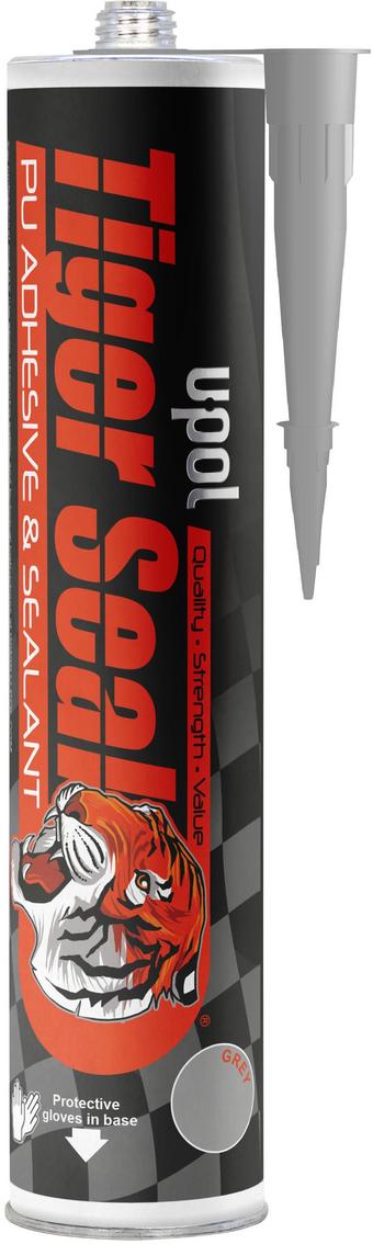 TIGERSEAL ADHSEALANT GREY 310ML CTRD WITH GLOVES 